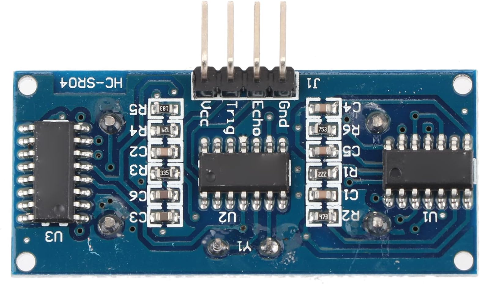 Ultrasonic Module HCSR04 Distance Measuring Range Sensor with Stable Performance and Accurate Measurement for C51 PIC18F877 Microcontroller Anti Theft Module