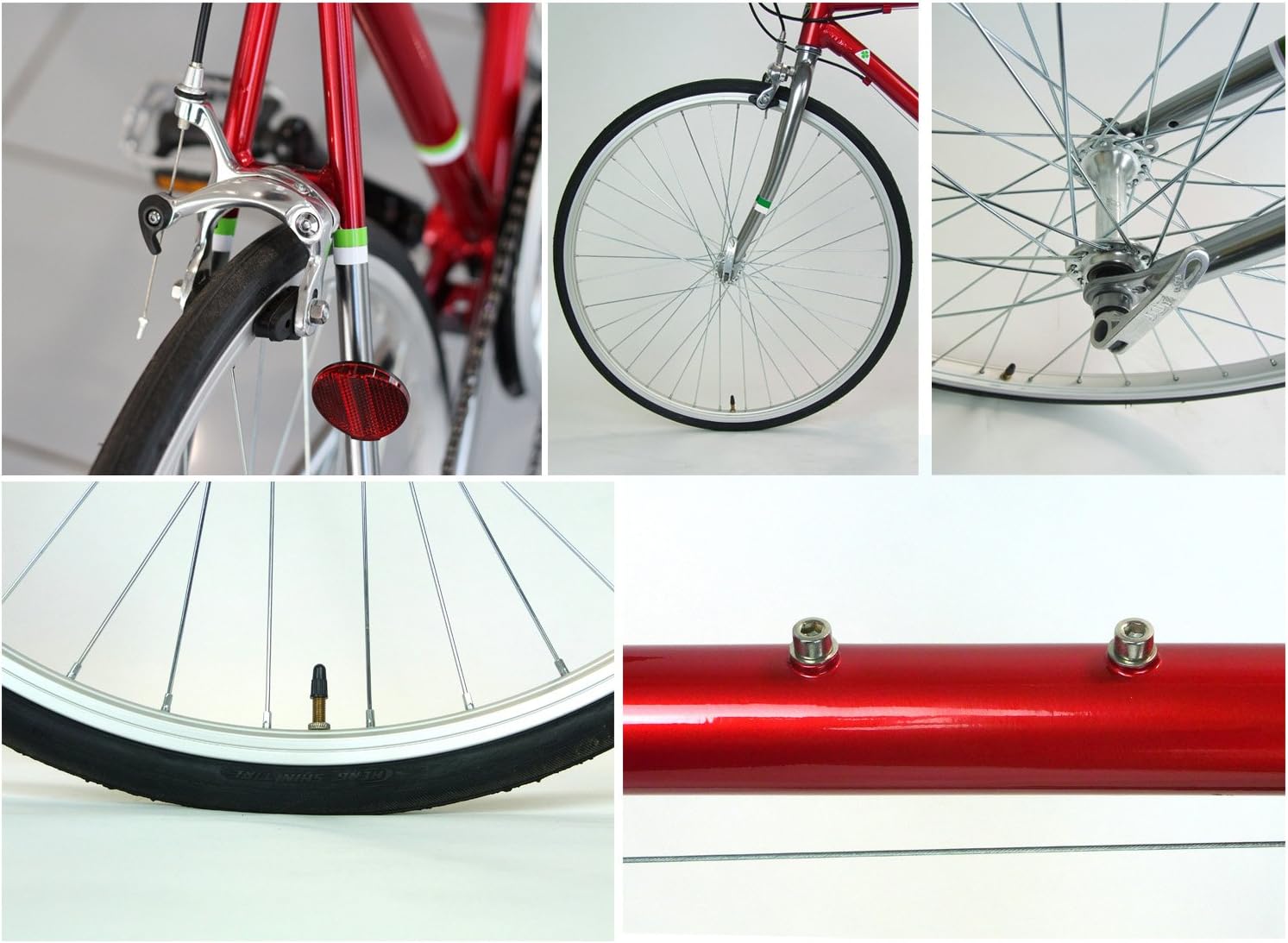 包装無料 送料無料 Alfa Romeo アルファロメオ24インチ自転車 クロスバイク軽量アルミフレームシマノ製７段変速ギアturista Al Tr247シルバー レッドイタリア高級車ブランド前輪クイックレリーズハブブルホーンハンドルバー 再入荷 Moni Mn