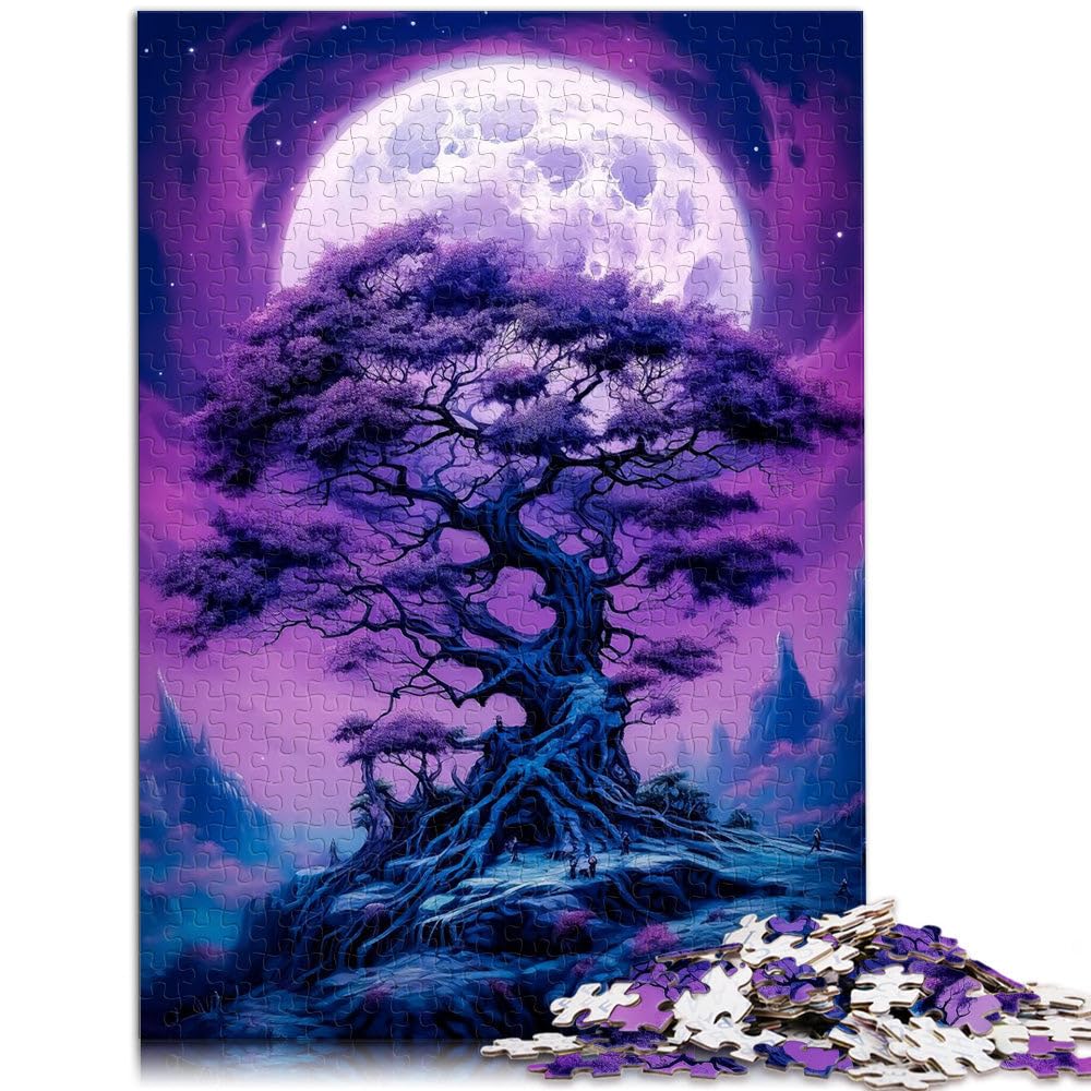 1000 Piece Jigsaw Puzzles for Adults Jigsaw Cosmic Tree of Life Game Toys 50x70cm Suitable for desktop decoration for 14 year olds — image 1