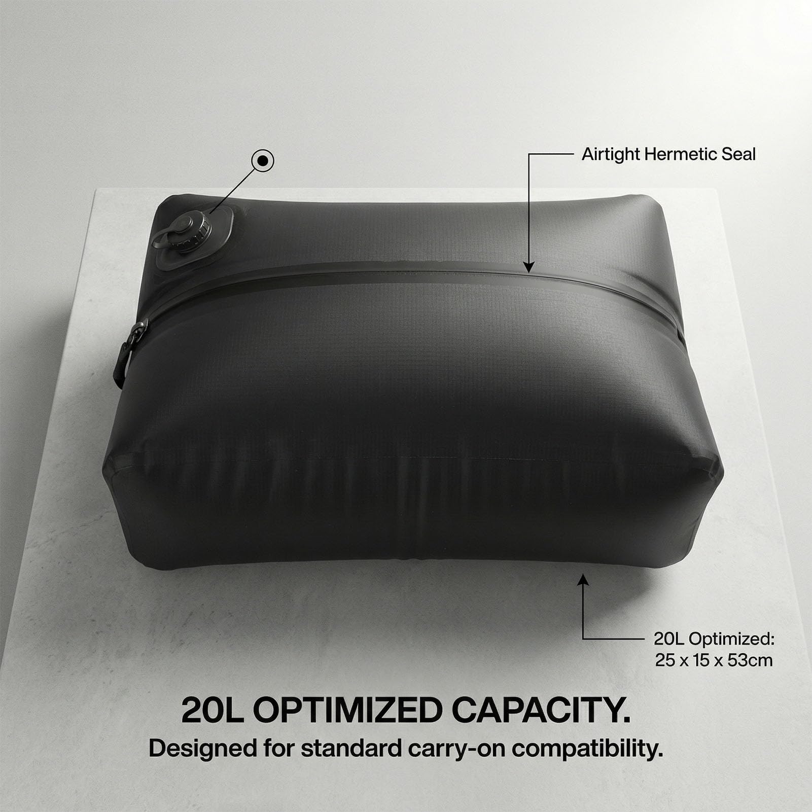 Bolso hermético del equipaje del bolso de la compresión del vacío para el material de TPU del viaje de negocios que acampa del viaje