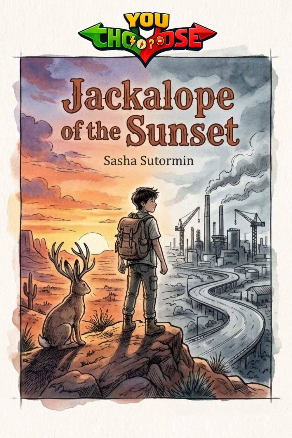 Jackalope of the Sunset: An interactive power to choose adventure where you say which way the story goes, as every choice and every artifact helps ... in a choose your own interactive adventure)