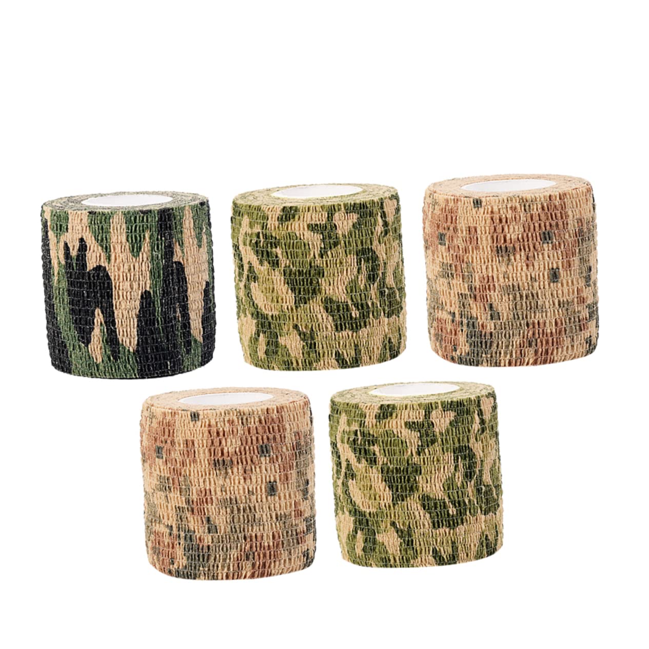 ORFOFE 18pcs Dog Bandages Non-Woven Fabric Self-Adhesive Elastic Dog Bandage Random Color