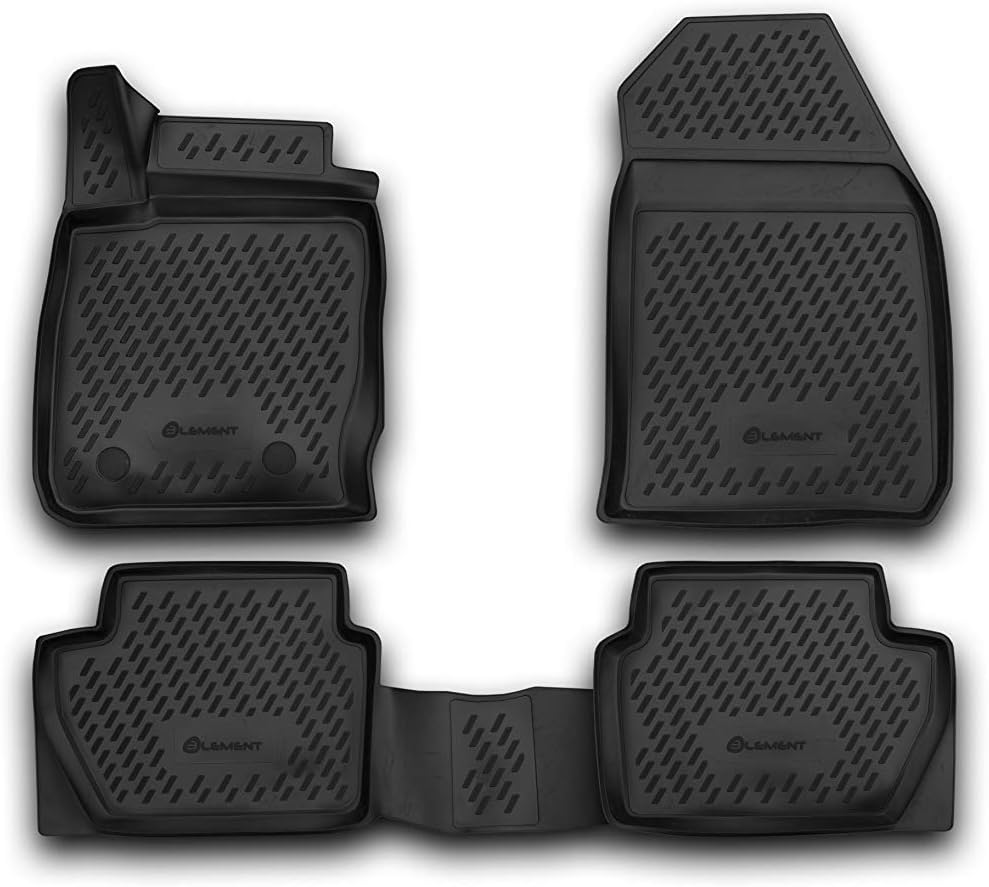 Element EXP.CARFRD00025k Premium NonSlip Rubber Floor Mats