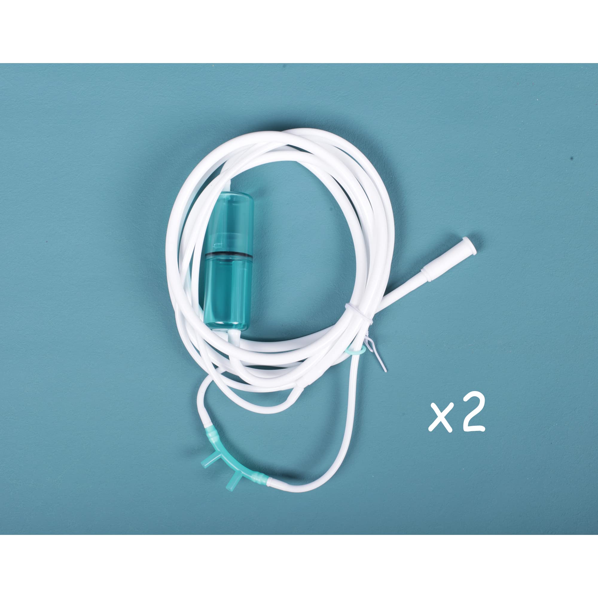 PLAFNIO Silicone Nasal Tubing 6.6FT with Water Collector for Hydrogen Inhalation Machine