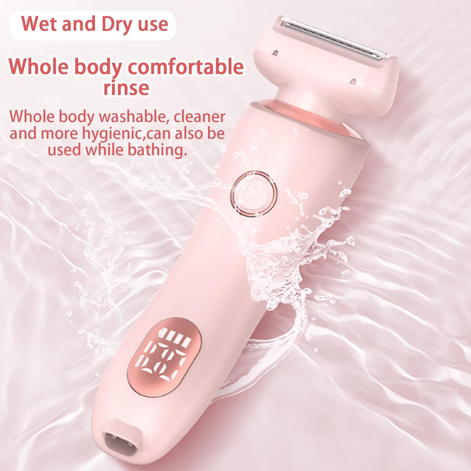 The Pro 3.0 Silk Pro Razor - Women's Electric Shaver, Body Hair Trimmer, Wet/Dry Use, 2-in-1 (Pink)