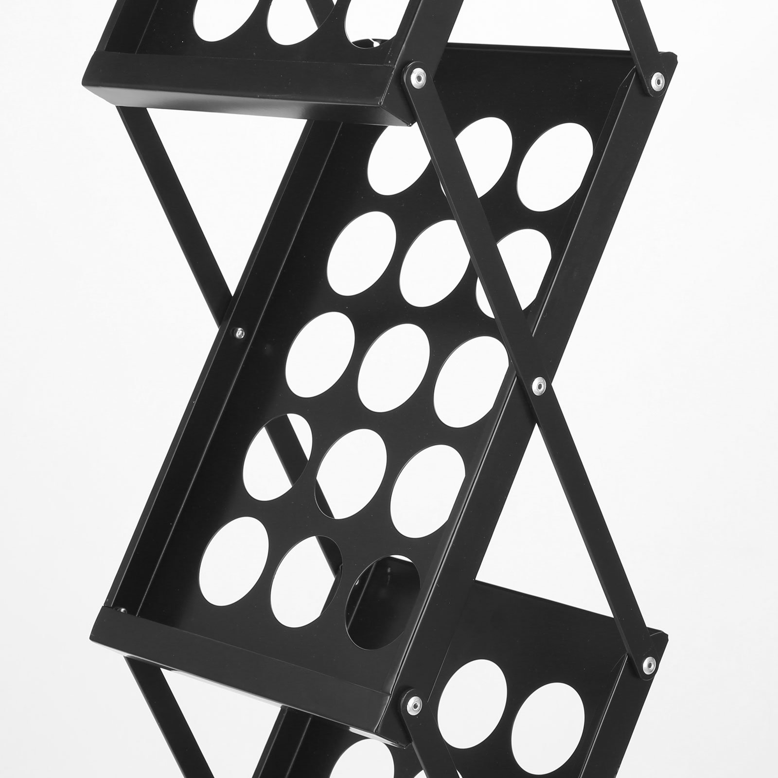 Voilamart A4 Folding Brochure Display Stand 4 Shelf Floorstanding