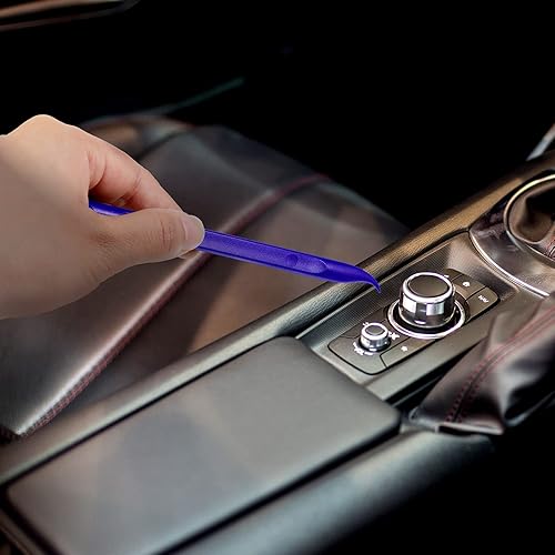 Miniatura 7 de Herramienta Raspadora de Plástico de 9 Piezas Sin Rayones para Limpieza de Grietas Removedor de Calcomanías Herramienta Multipropósito Raspadores