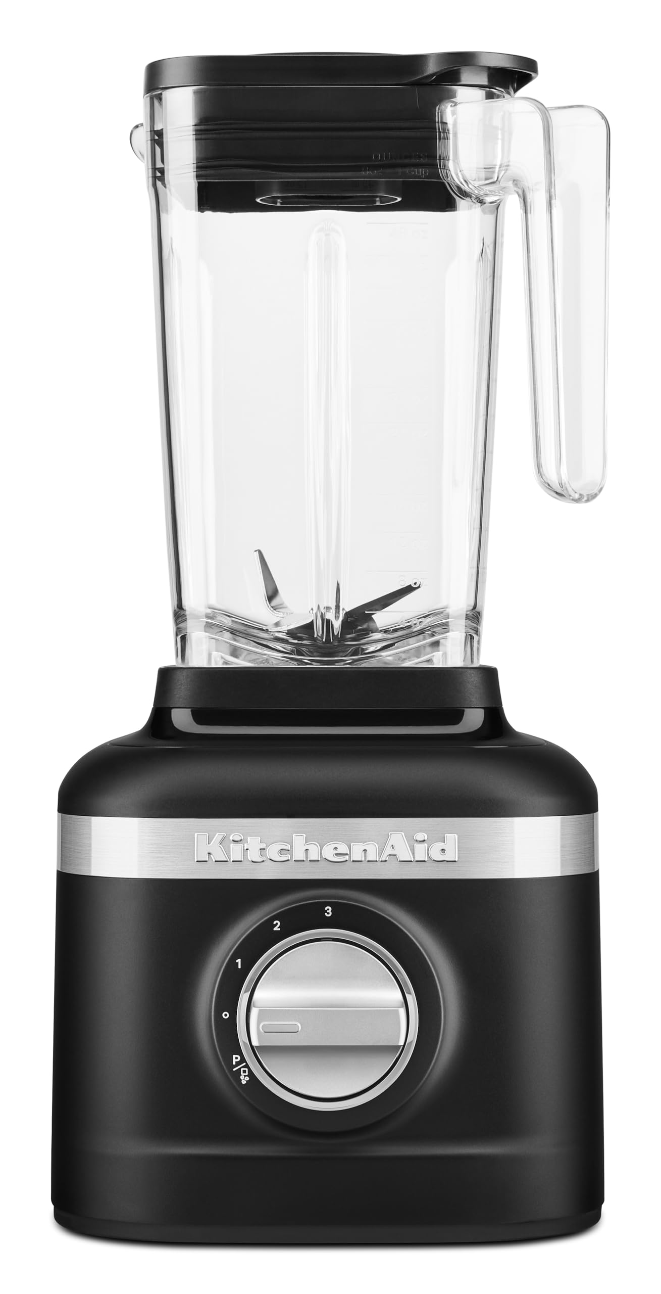 KitchenAid K150 3 Speed Ice Crushing Blender with 2 Personal Blender Jars - KSB1332Y,Black Matte, 48 oz