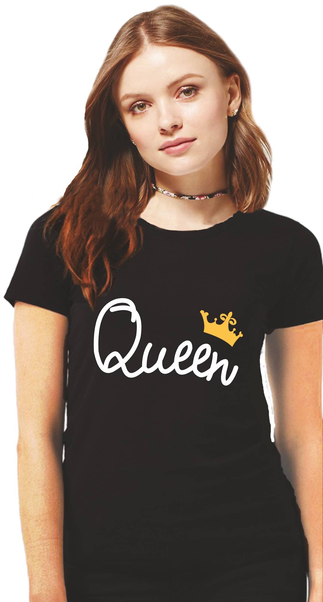 Hangout HubWomen's Cotton Printed Regular Fit T-Shirts | Big Sister printed | Half Sleeves | Round Neck | Set of 1