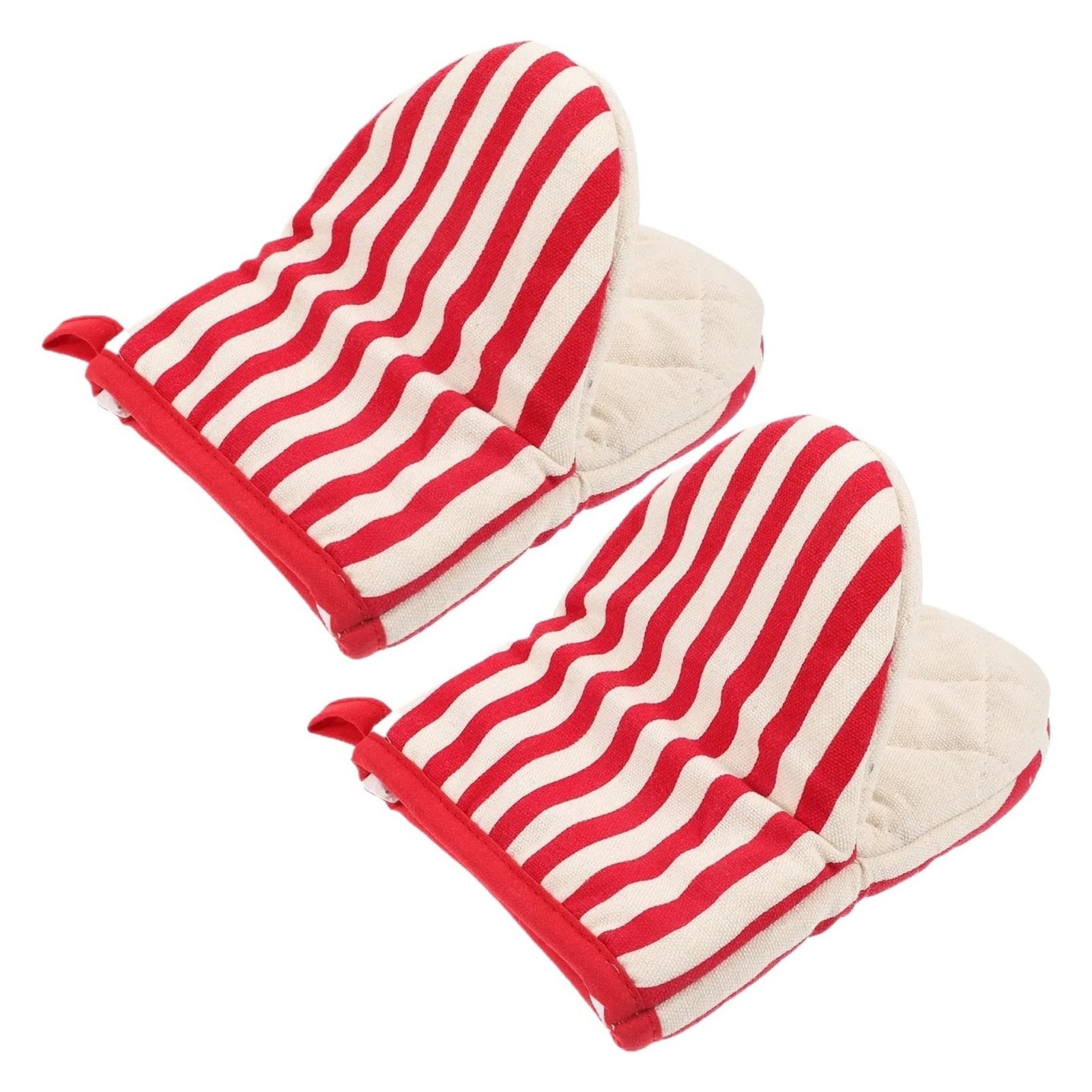 Gants de cuisine à rayures isolants pour four et cuisson de pâtisserie