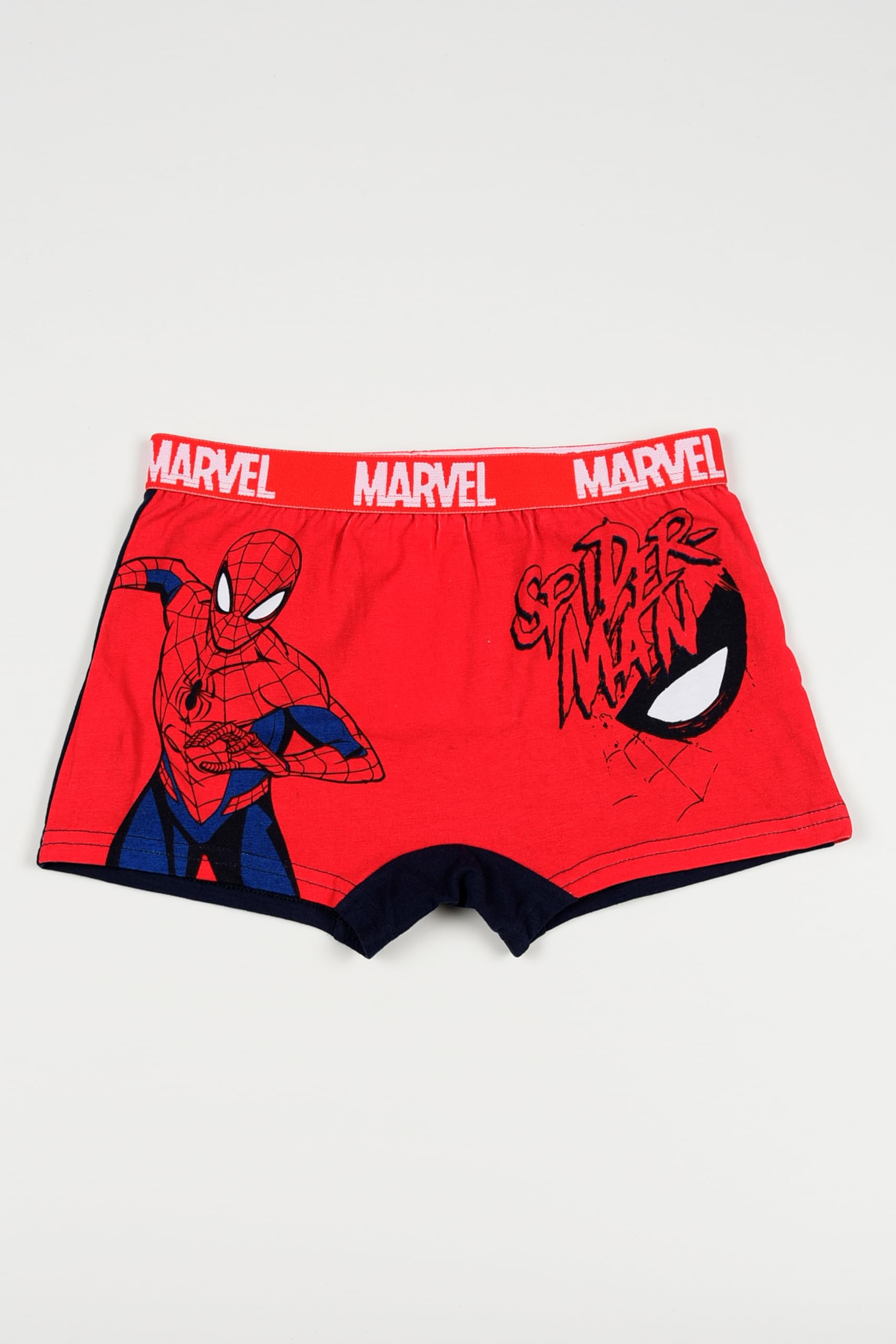 Spiderman Boxershorts 4er Pack Unterhosen, Slips, bequem, rutschen Nicht, Marvel Avengers, hoher Baumwollanteil, farbenfroh, Perfekter Sitz