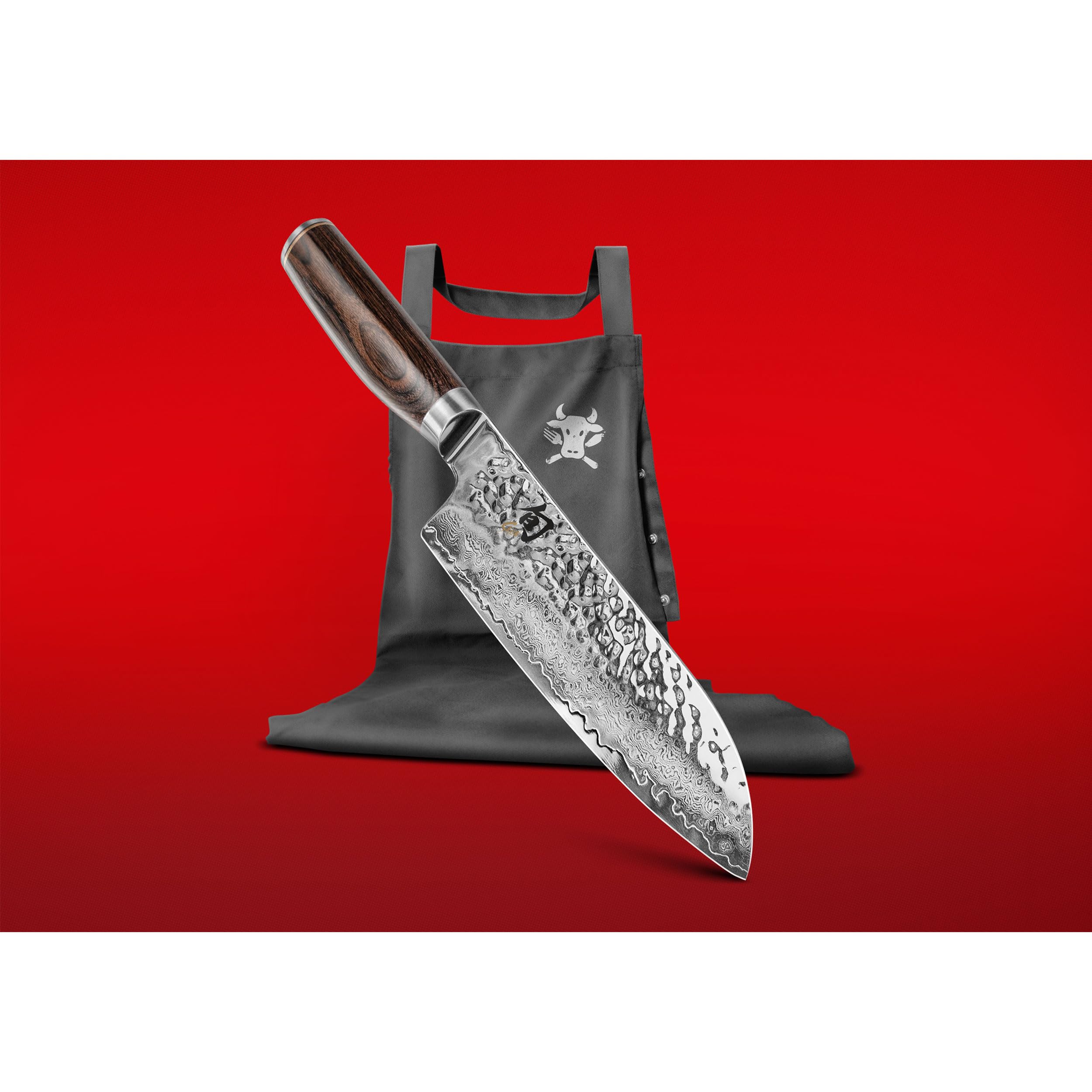 Kai Shun Premier Tim Mälzer Set 18 cm 2-pièces couteau Santoku Tablier de cuisine