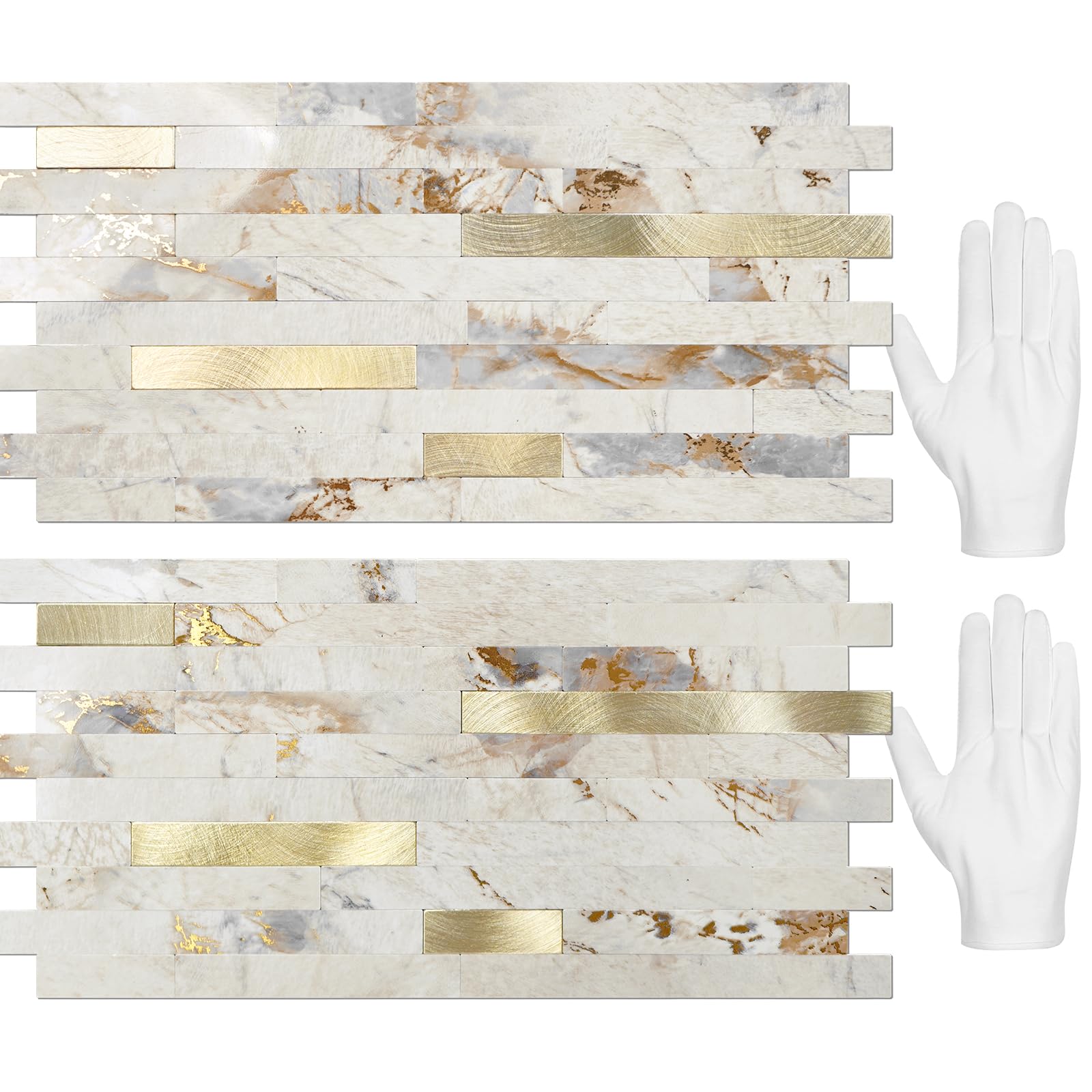STICKGOO 20 Sheets Peel and Stick Backsplash Tile