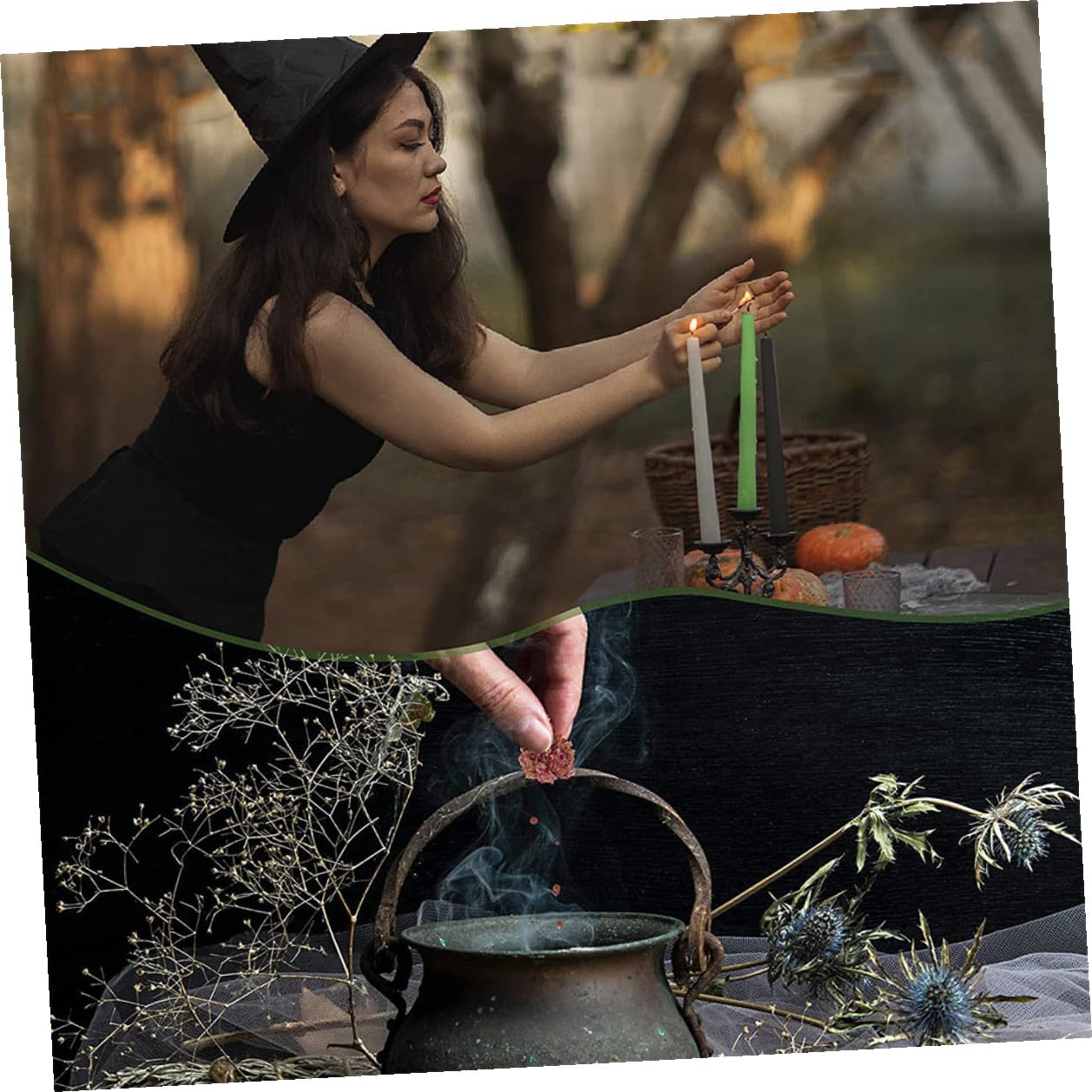 Kit de Velas de Brujería para Principiantes Cera de Parafina