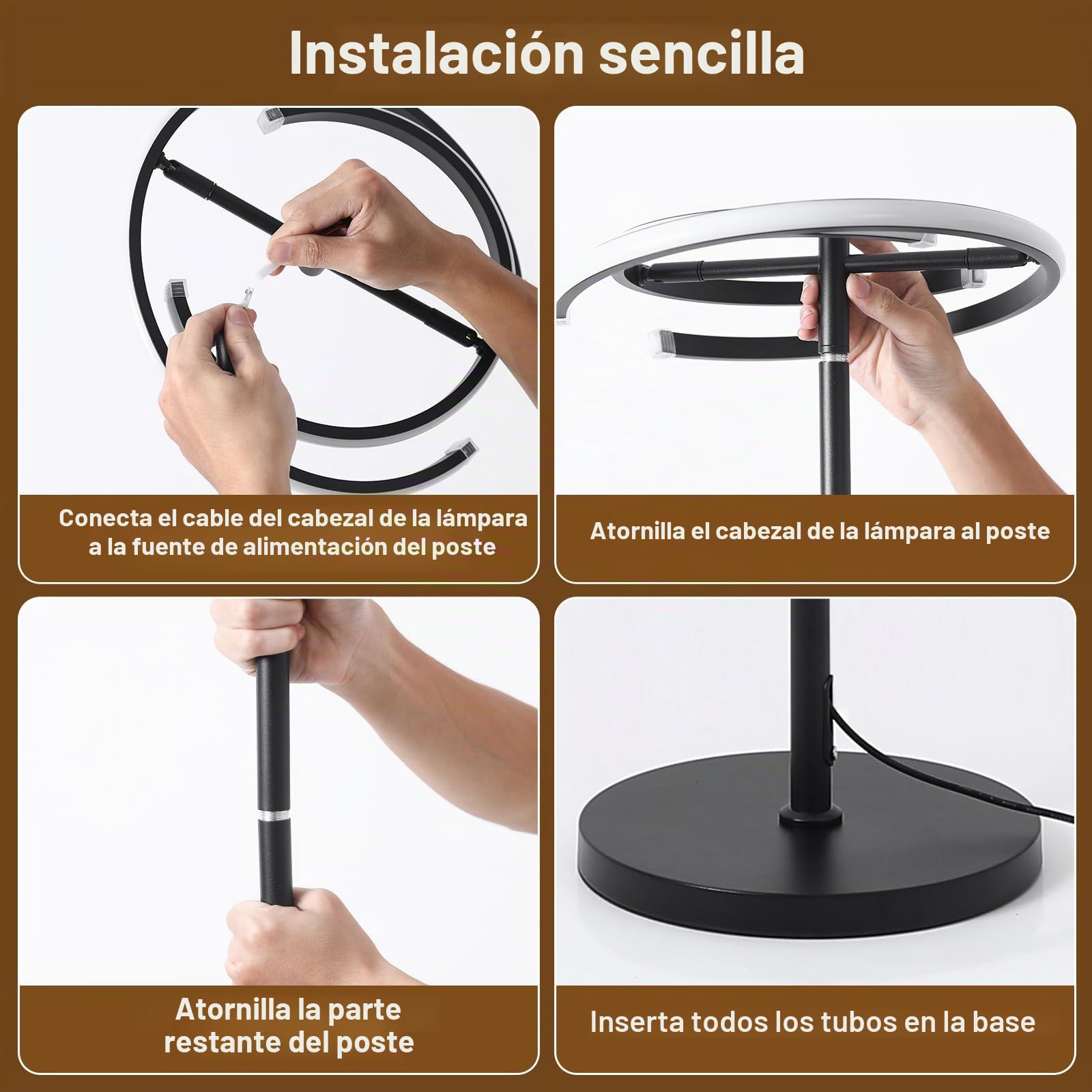 Lampara de Pie Moderna con Atenuación Continua 3000K-6500K Lámpara de Pie con Mando a Distancia y Interruptor de Pie 168cm Lamparas de Pie para Salon 3 Colores Diseño Ajustable 180°