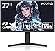 KOORUI ゲーミングモニター 27インチ ディスプレイ IPSパネル モニター(170Hz/1ms/QHD/Adaptive Sync対応/傾き調節/HDR 400/縦横回転・高さ調節/HDMI X2/DisplayPort X1/VESA) 27E3Q