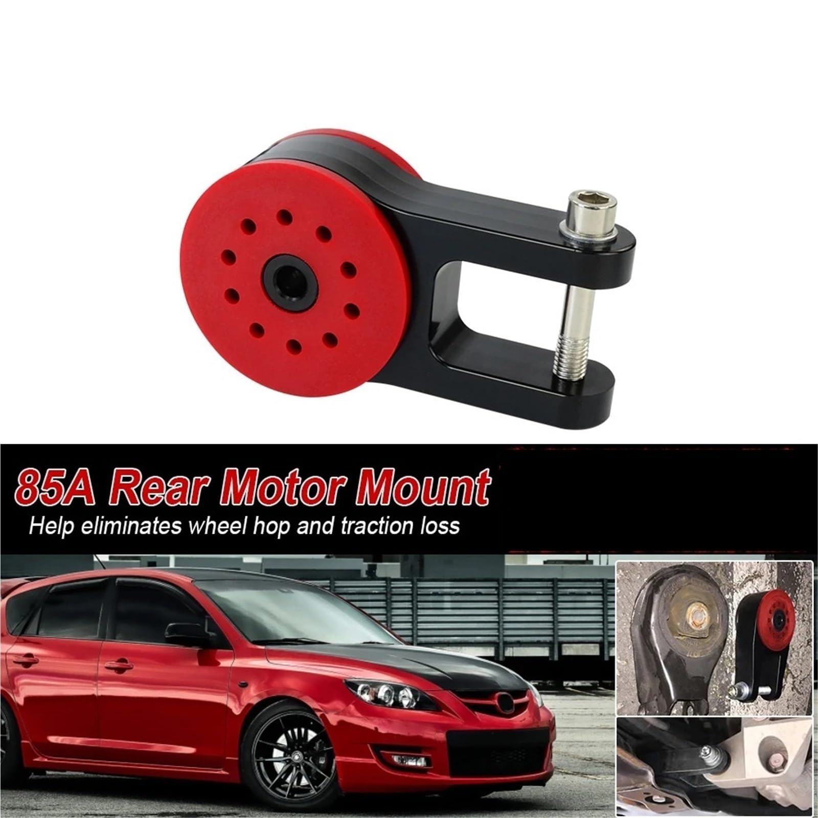 Mocowania silnika samochodowego Tylne mocowanie silnika pasuje do Ford Focus 13-18 ST pasuje do Focus 16-18 RS pasuje do Mazda 07-13 Speed ​​​​​​3 PQY-TSB06
