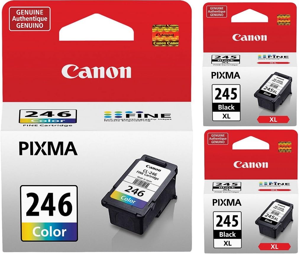 Amazon Com Genuine Canon Pg 245 Xl High Capacity Black Ink Cartridge 2 Pieces 8278b001 Canon Cl 246 Color Ink Cartridge 8281b001 Office Products Amazon Com Genuine Canon Pg 245 Xl High Capacity Black Ink Cartridge 2 Pieces 8278b001 Canon Cl 246 Color Ink Cartridge 8281b001 Office Products
