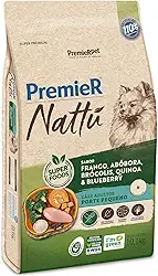 PremieR Pet Nattú Ração Seca para Cães Adultos Porte Pequeno Sabor Abóbora 10,1kg