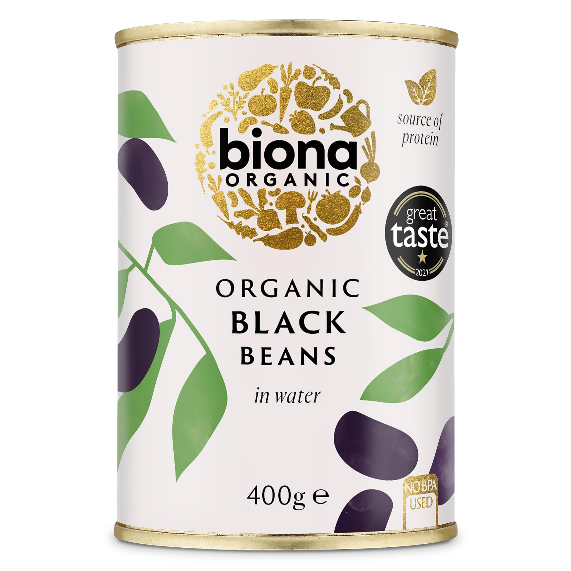 Biona Organic Black Beans, 400g