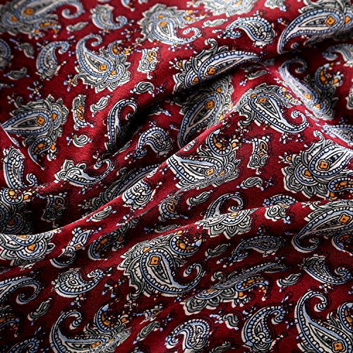 Yangtzestore Charmeuse Satin Silk Scarf For Men thumb #4