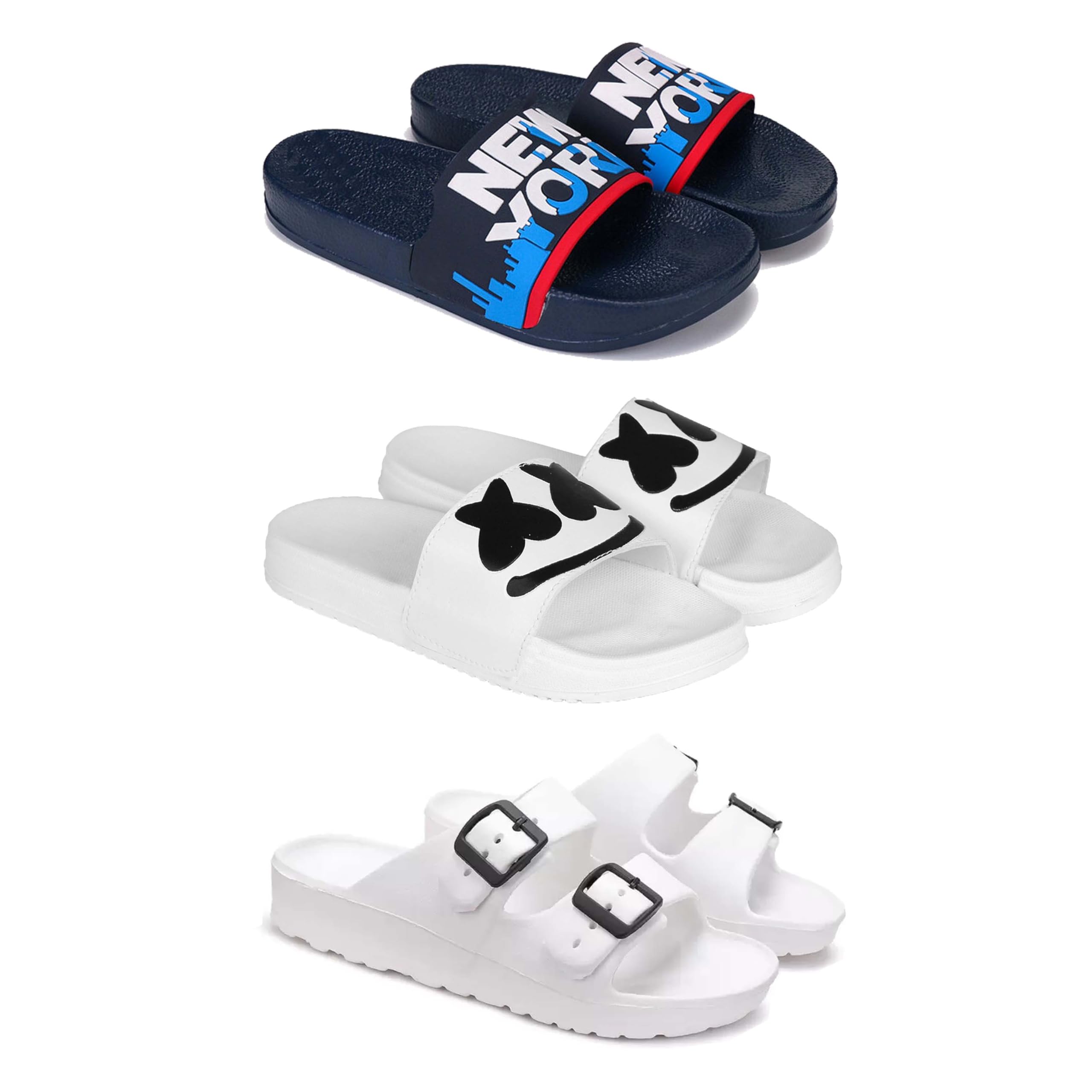 Men's Sandals | Lightweight Wear| Stylish & Easy to Wear For Men's GP-SAN-(3-COMBO)-1587-3030-3113-picture-17
