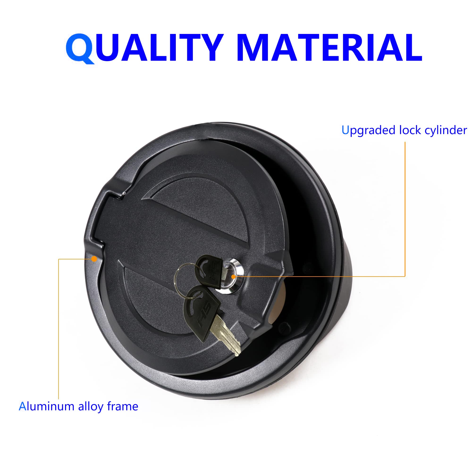 Amazon.com: Unifizz Locking Gas Cap Fuel Filler Door Cover