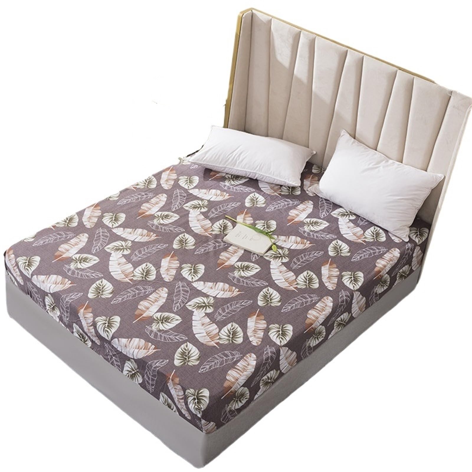 Funda Colchón Impermeable Protector de colchón Impermeable Impreso, Cubierta y Transpirable for Cama(Color 1,90X200X30cm)