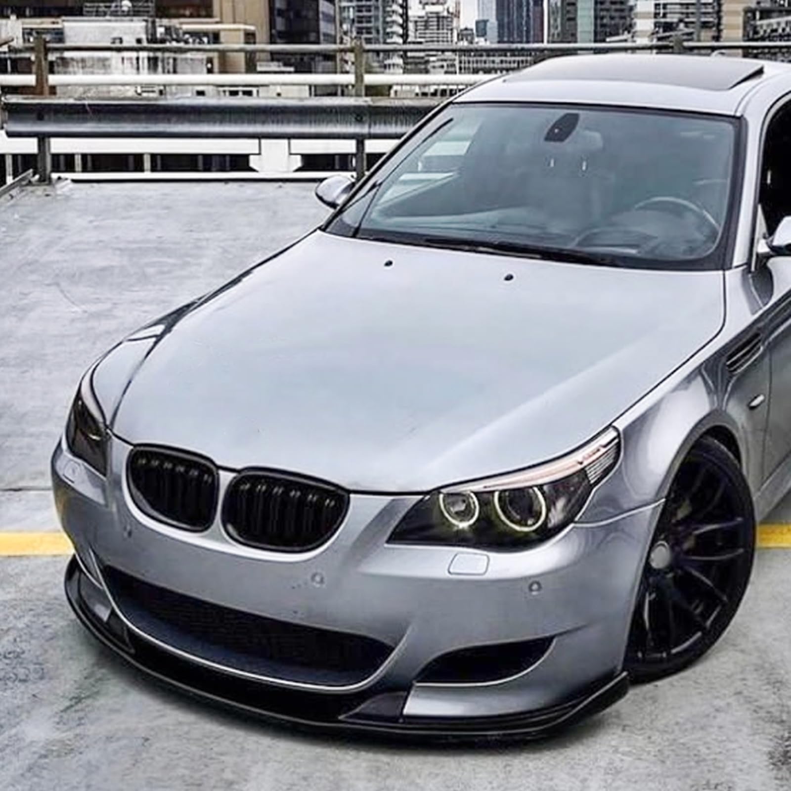 Amazon.com: Front Bumper Spoiler Splitter Lip Kit for BMW 5 Series