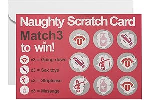 Naughty Valentines Day Gift, Naughty Scratch Card, Surprise Your Girlfriend
