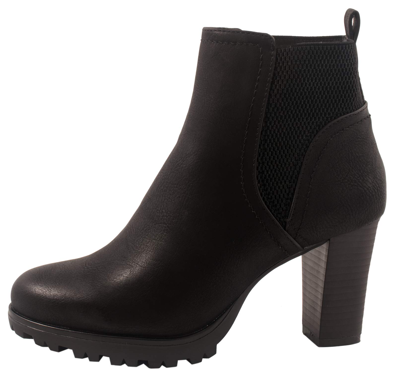 Elara Damen Stiefeletten Ankle Boots Chunkyrayan