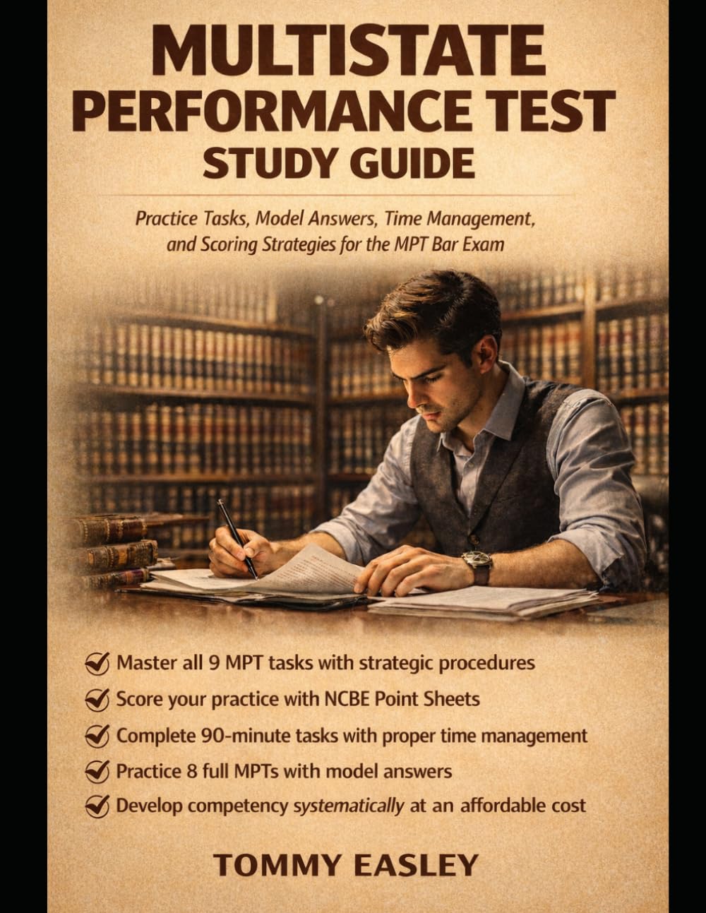 Multistate Performance Test Study Guide: Master Every MPT Task Type with Step-by-Step SOPs, Self-Assessment Systems, and NCBE-Aligned Performance Frameworks