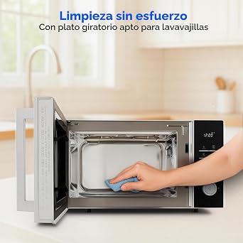 MEDION Microwave with Grill Function and Hot Air Fryer (25 Litres, 900 Watts, Grill 1500 Watts, 1500 Watt Hot Air Function, 11 Programs, 10 Power Levels