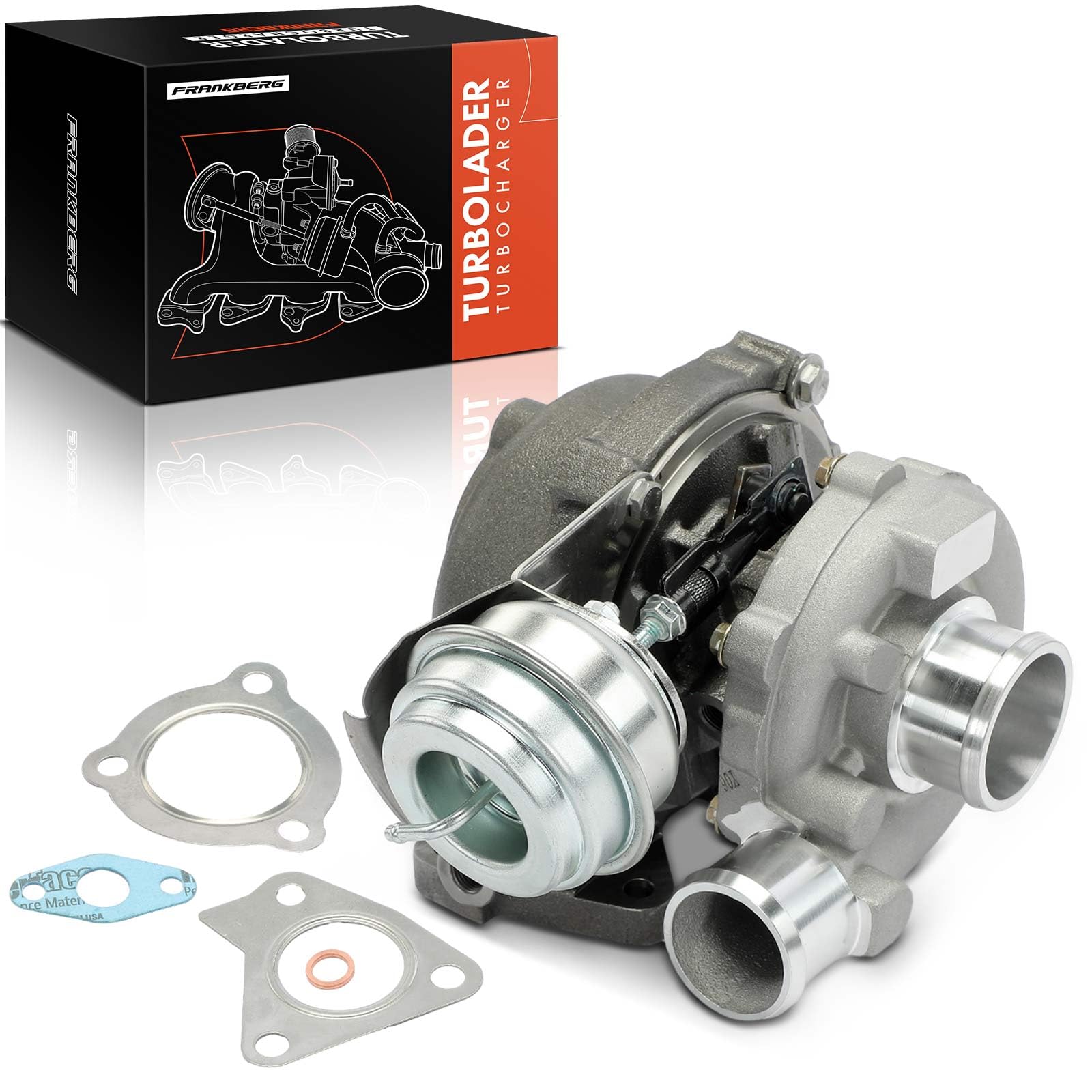 Frankberg Turbocharger Compatible With M.u.l.t.i.v.an V 1.9L 2003-2009 Transporter Bus Box Platform/Chassis 1.9L 2003-2009 Replace# 5439-970-0009