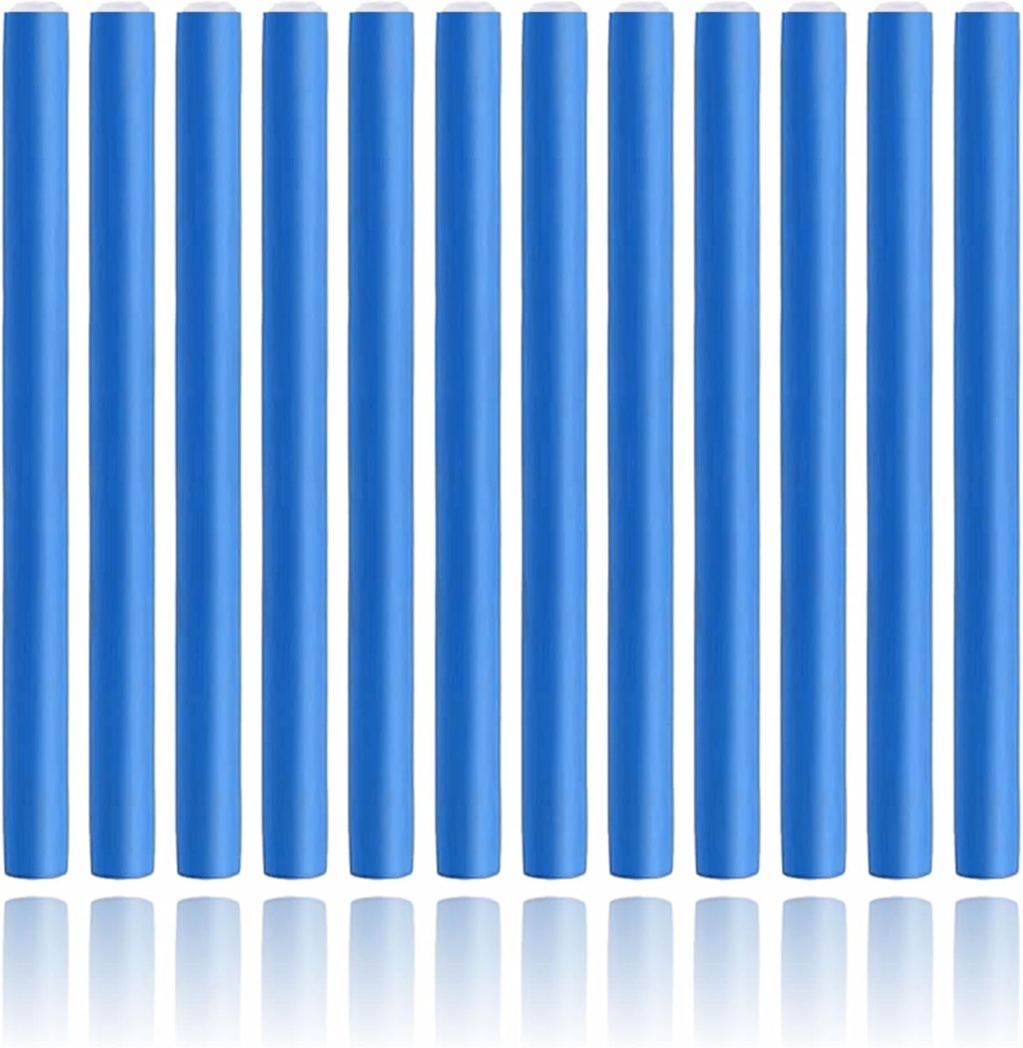 Flexibele krulspelden krulspelden flexibele krulspelden krulspelden lang kort medium haar geen warmte om te slapen styling haarrollers salon doe-het-zelf 12 stuks blauw 15 mm