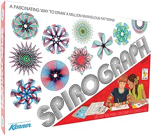 Spirograph Retro Deluxe Set – Reproduction of The Classic 1970s Deluxe Set – Fun and Creative Activity – Ages 8+