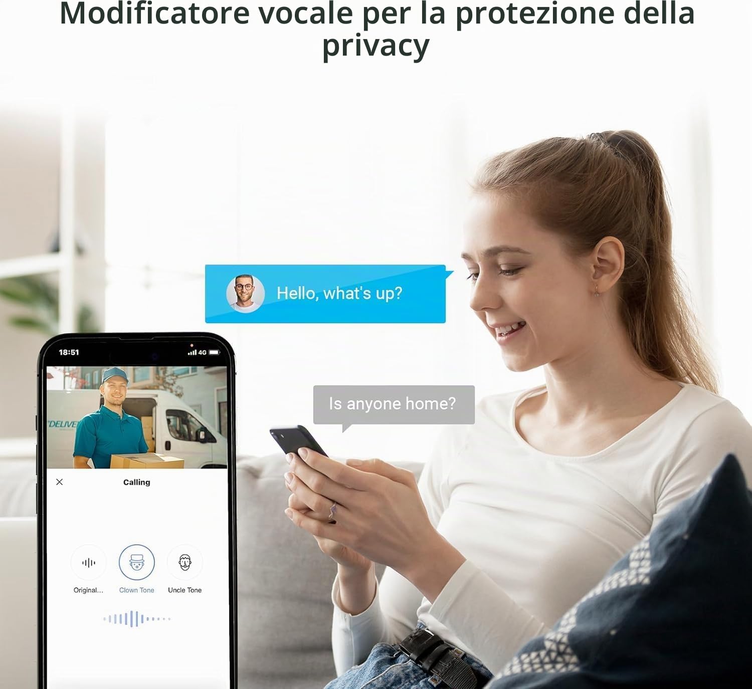 EZVIZ Videocitofono EP3x, doppia lente 3MP/2K e 2MP Smart Doorbell Camera, campanello batteria senza fili, rilevamento movimento umano e pacchetto, visione notturna a colori, conversazione