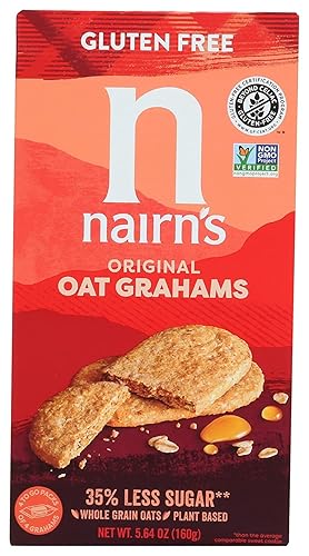 Miniatura 32 de Nairn's Grahams de avena con chispas de chocolate sin gluten, 5.64 onzas, paquete de 6