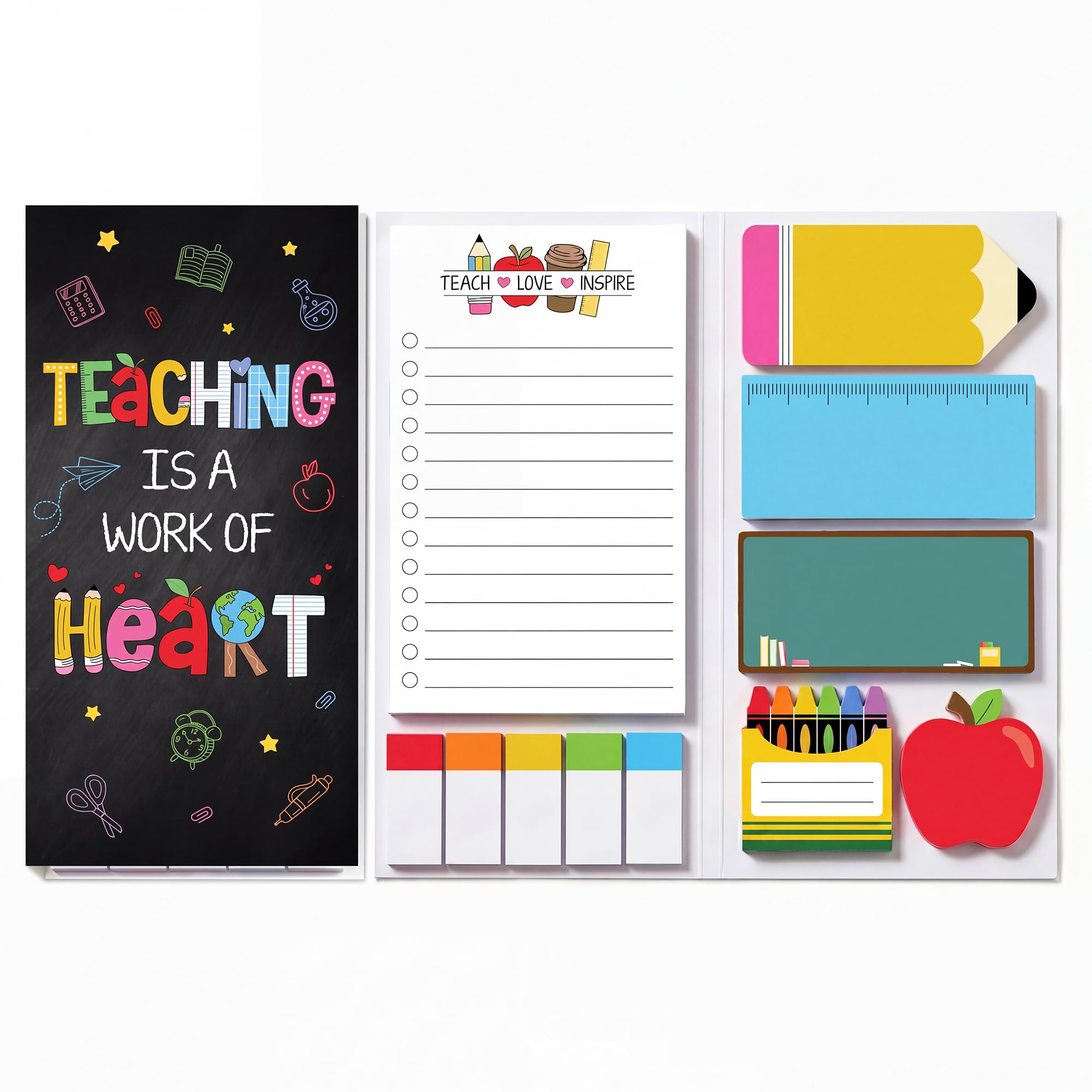 Blocs-notes autocollants pour enseignants BEAWART et papeterie de salle de classe - 8