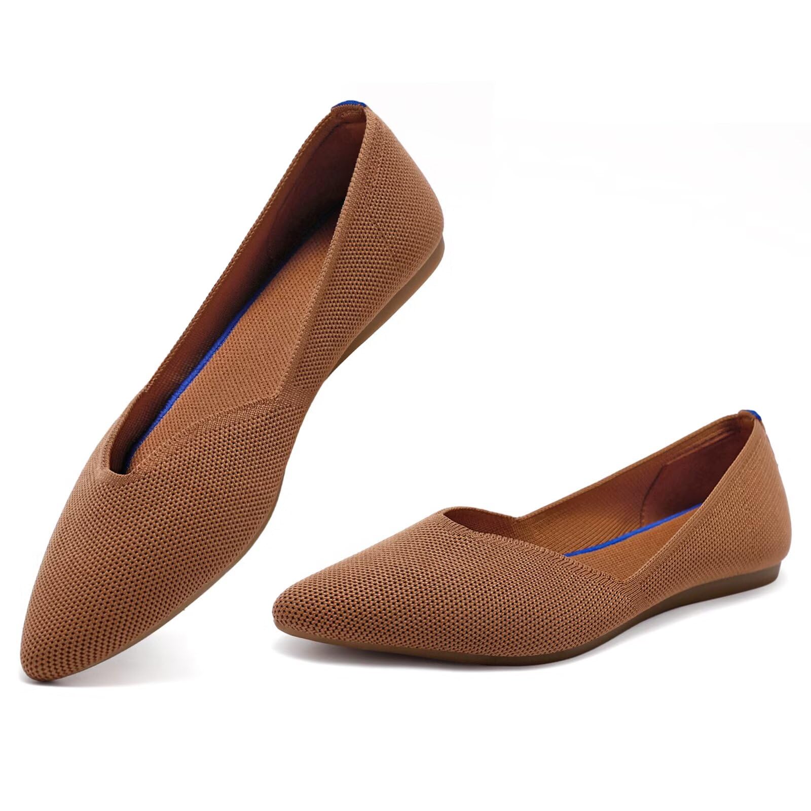 Frank Mully Pointed Toe Knit Flats