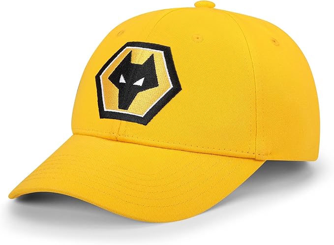Wolves cap: FOCO ly Licenced Wolverhampton Wanderers FC Team Colour Old Gold Cap
