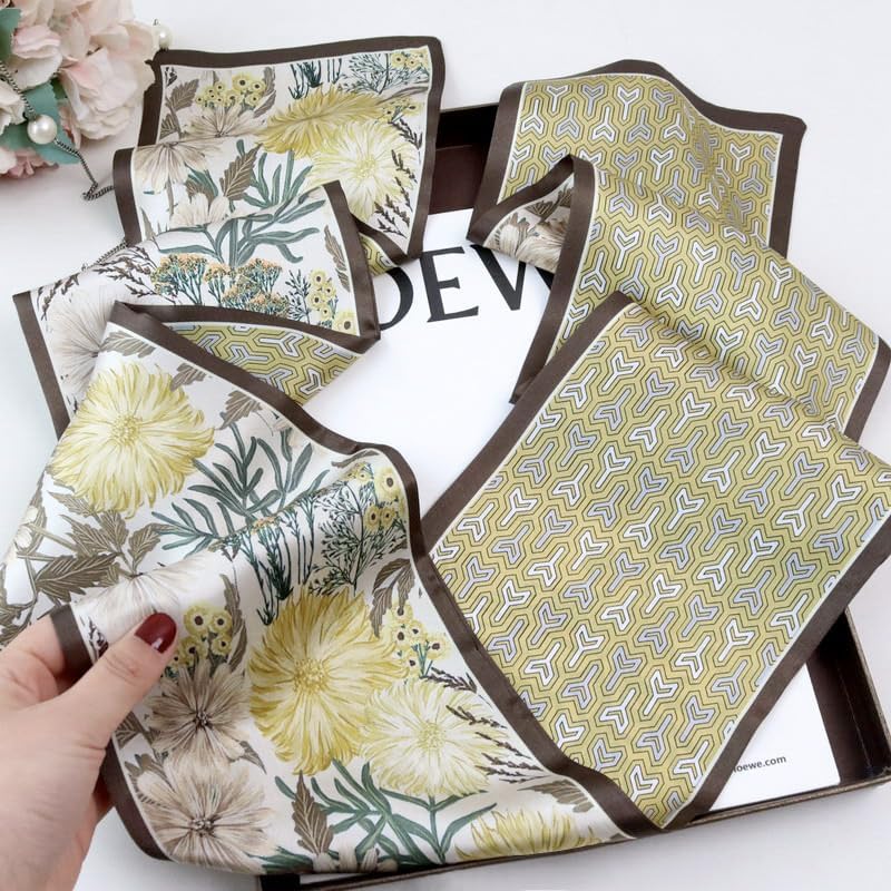 MEISEE 100% Mulberry Silk Scarf for Women 59”*6.3” Long Headscarf Neck Scarf Hair Wraps and Shawls with Gift Packed - Image 6