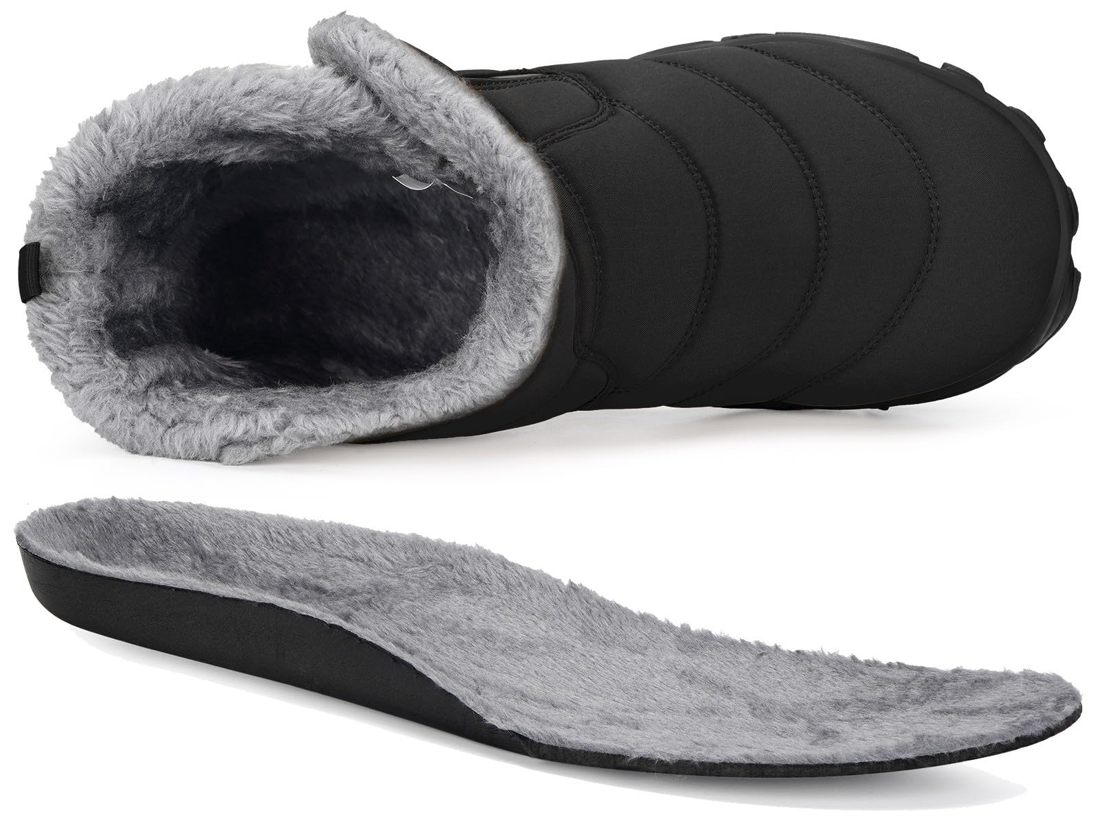 Stivali Invernali Barefoot Uomo Donna Scarpe Neve Caldo Comode Stivaletti Scarponcini con Wide Tox Box