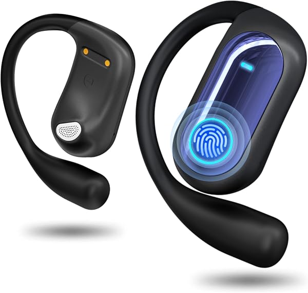 MOZC 168 Languages AI Translation Earbuds, Bluetooth 5.4 Headphones Translator, 4-in-1 Smart Mode Touch Screen Real-Time