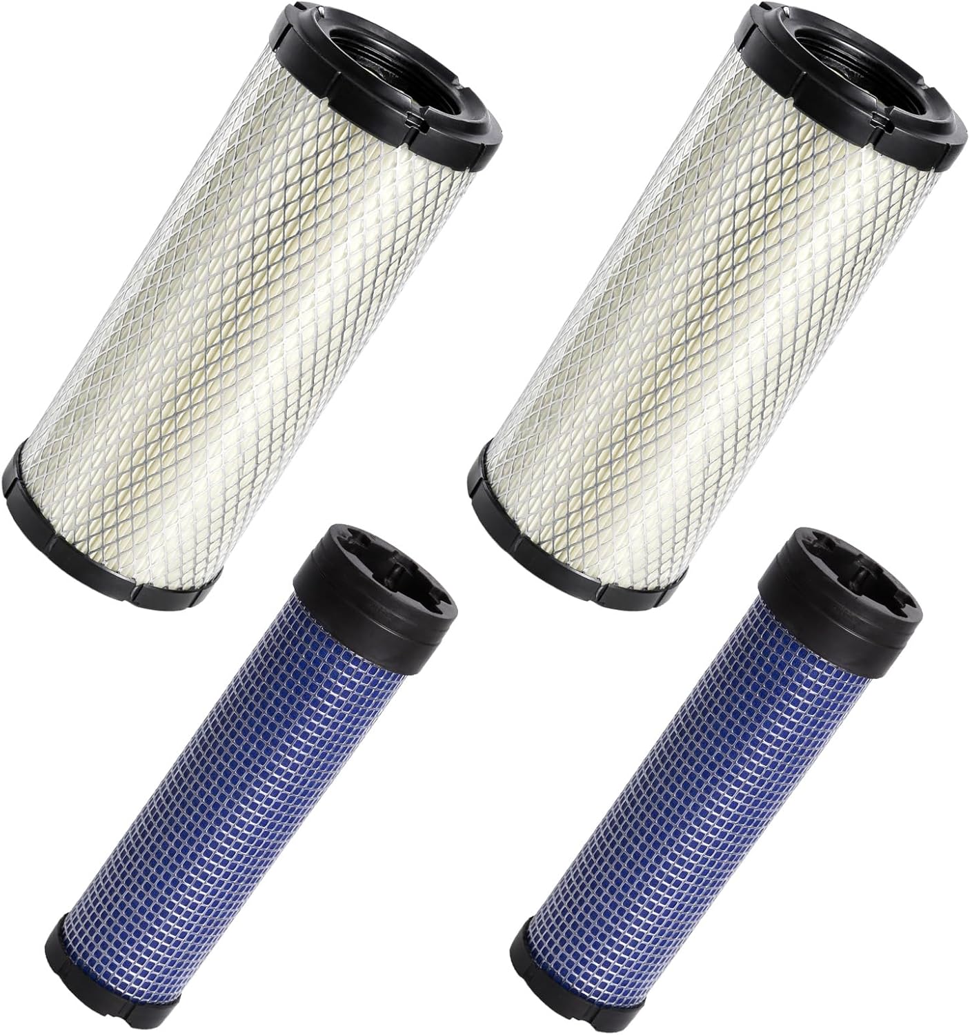 P822858 P821575 Air Filter Set Compatible with Donaldsonn Wixx FPG05 Air Cleaner Fit for Kawasakii 11013-7044 11013-7045 2508301-S 2508304-S M131802 M131803 46438 Outer Air and 42985 Inner Air Filter