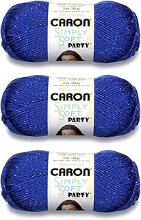 Caron Simply Soft Party Royal Sparkle Yarn