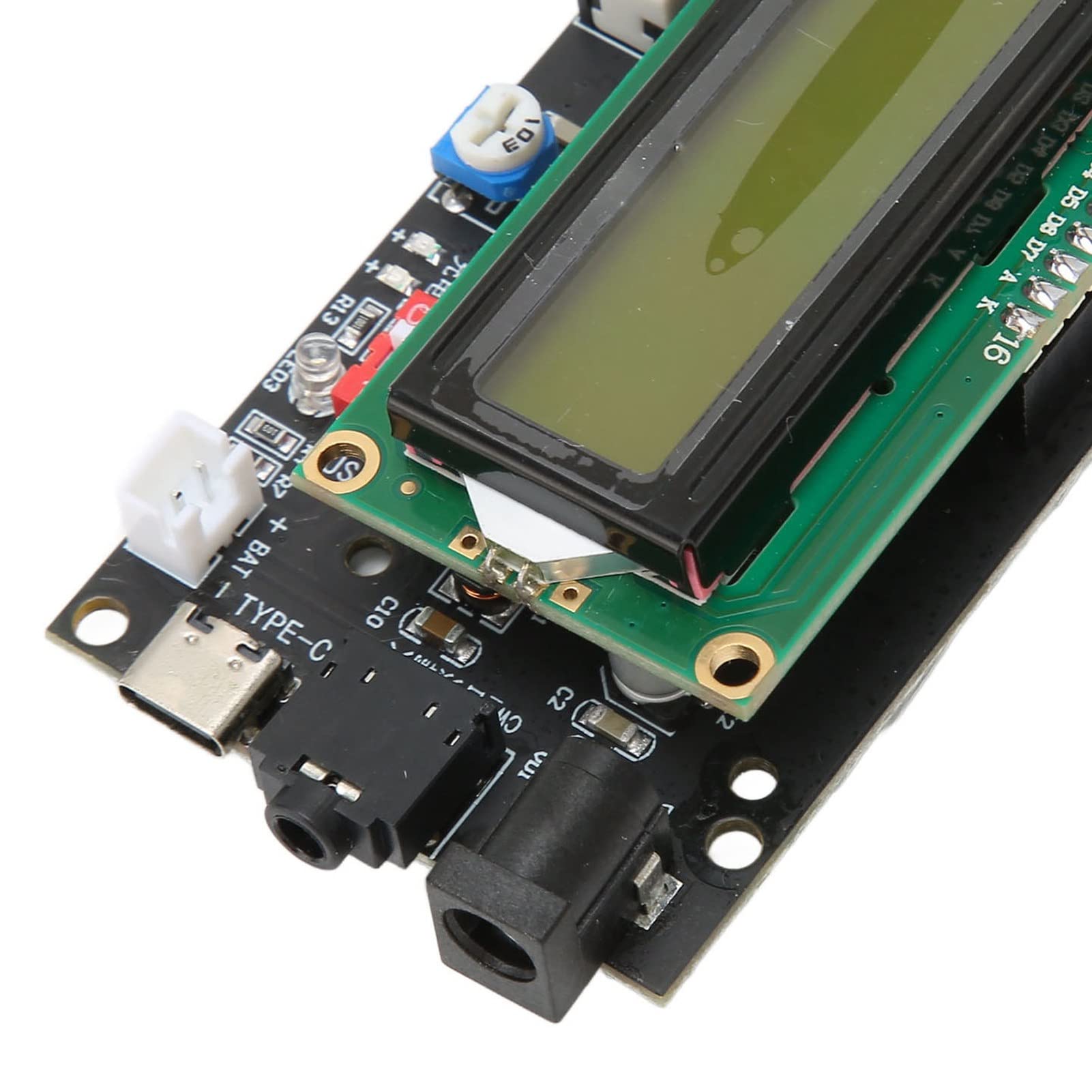 Decodificador CW, DC 7-12V 500mA Pantalla LED Lector de Código Morse Traductor con Función de Carga Ham Radio Essential CW Decoder
