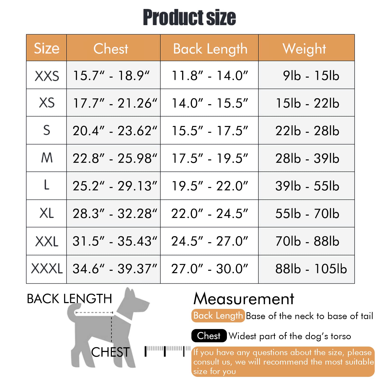 Cappotti caldi per cani, antivento per cani invernali e esterni, cappotti impermeabili per cani, con foro per guinzaglio per cani, di XXXL