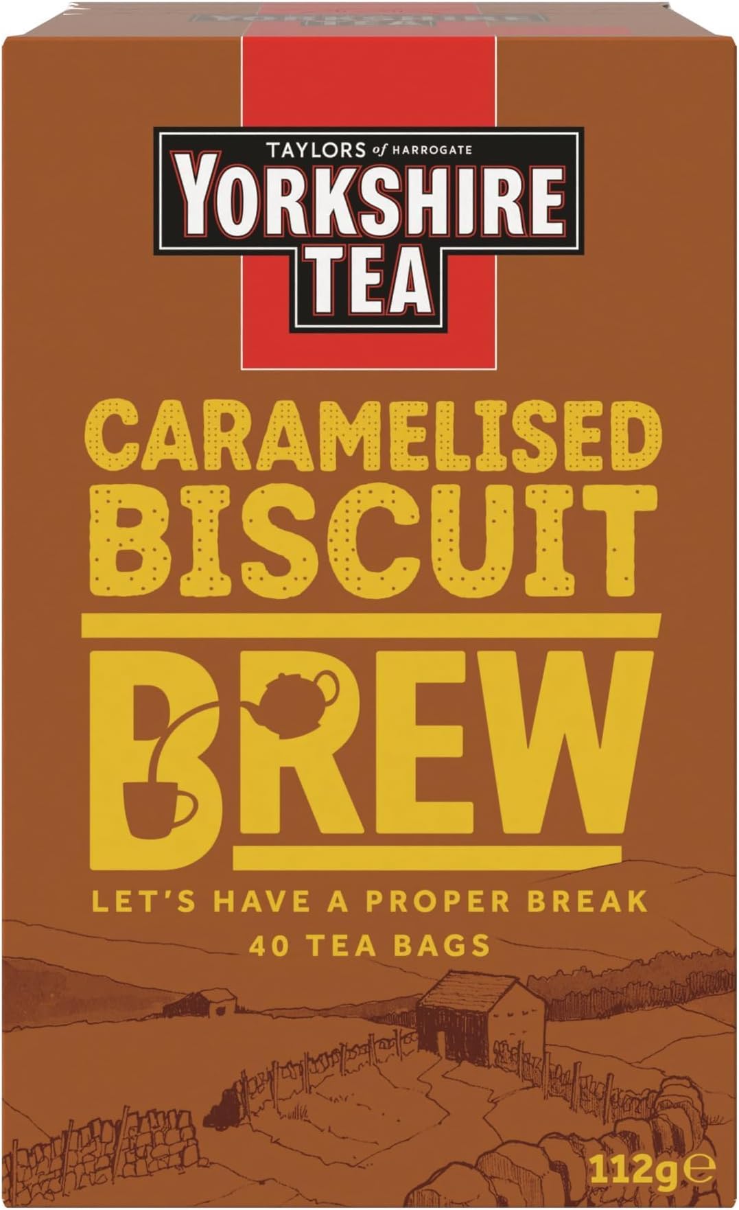 Caramelised Biscuit Brew Flavoured, 40 Tea Bags