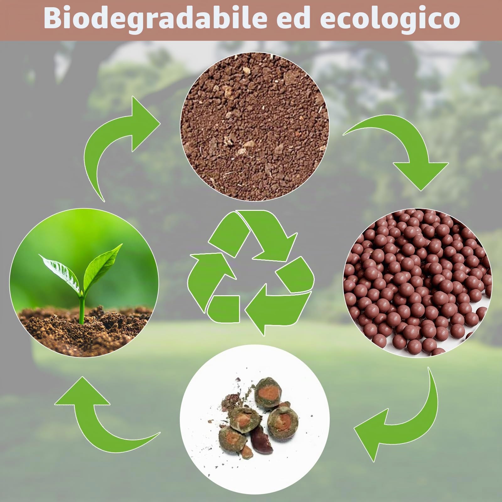 500 Pezzi Sfere per Fionda, Slingshot Fango Sfera Palla di Argilla, 8.5 mm Ecologiche Argilla Palline per Catapulta con Qualsiasi Fionda da Caccia